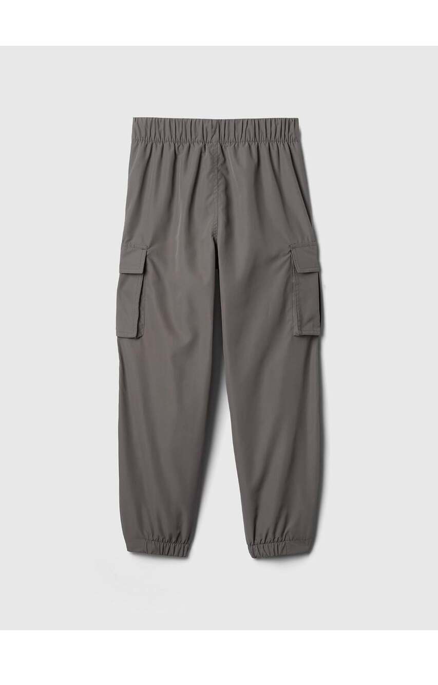 Gap Boys Lined Parachute Cargo Pants- Grey